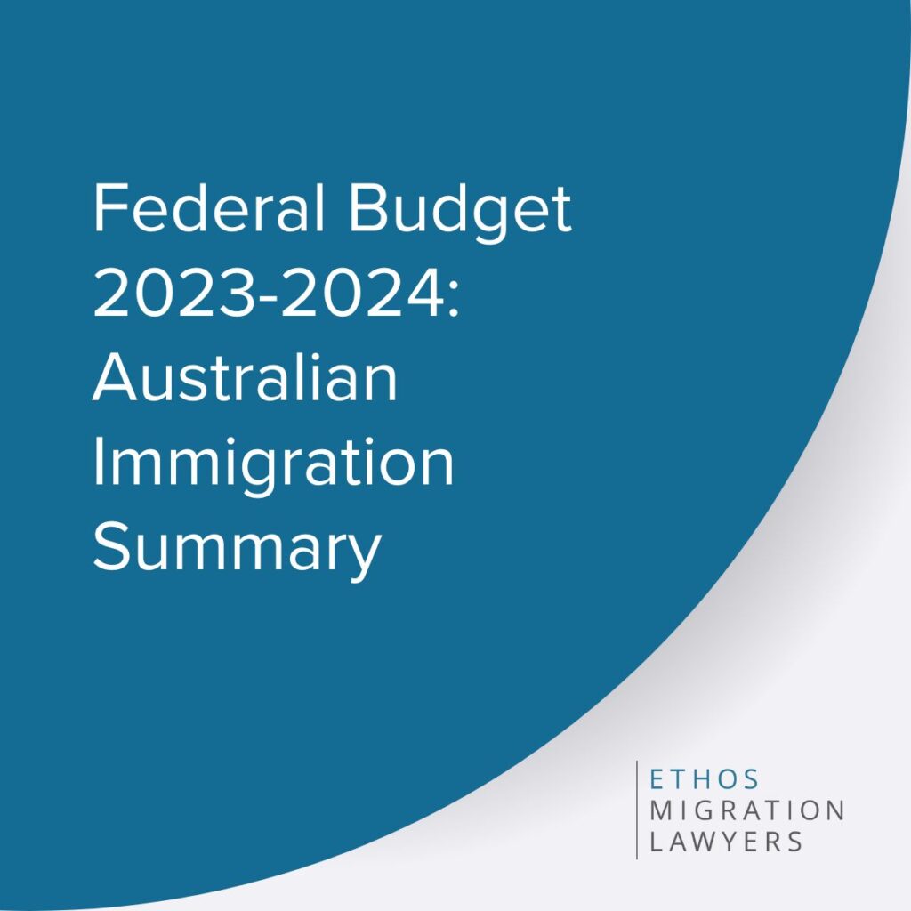 Federal Budget 2023-2024: Australian Immigration Summary